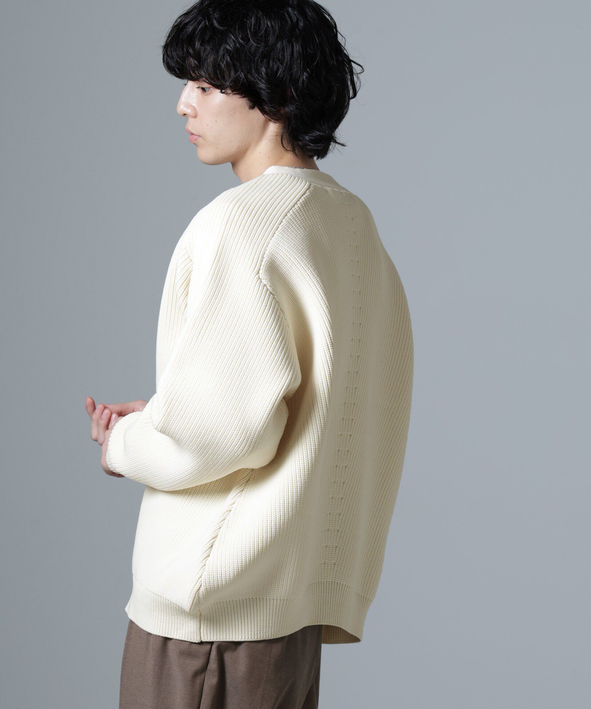 nano･universe「スポンディッシュZIPカーディガン」|ニット・セーター|