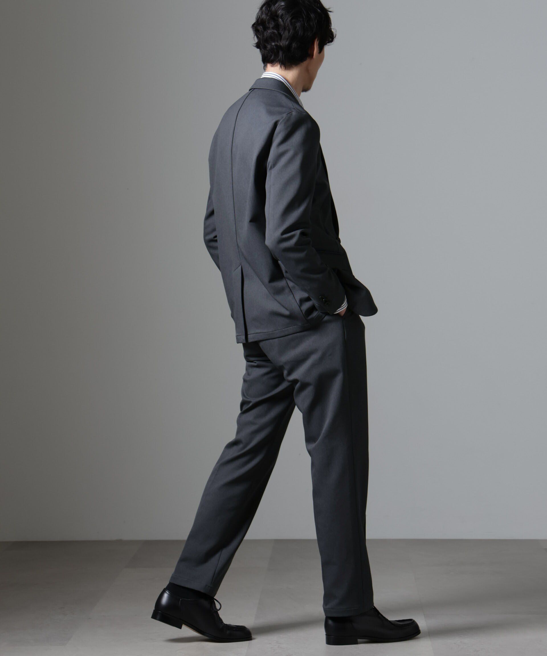 nano･universe「｢N TROUSERS BASIC｣CATINA(R)ﾒﾗﾝｼﾞ二重織ﾂｲﾙｽﾄﾚｯﾁﾊﾟﾝﾂ(ｾｯ  」|スーツ|