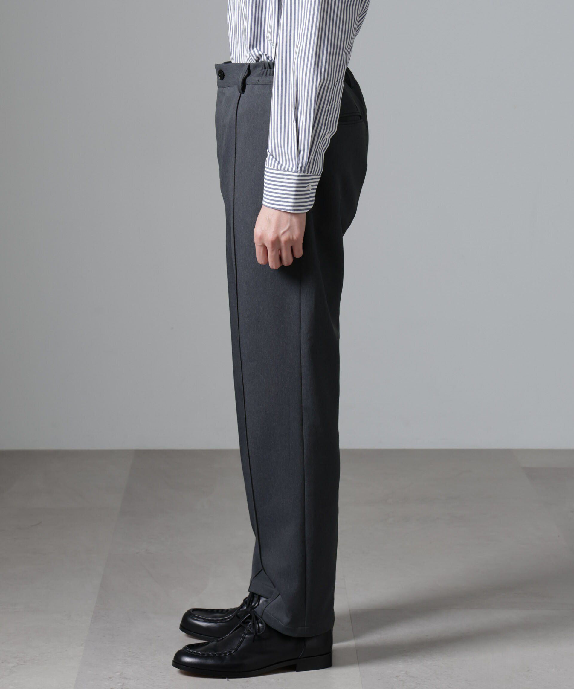 nano･universe「｢N TROUSERS BASIC｣CATINA(R)ﾒﾗﾝｼﾞ二重織ﾂｲﾙｽﾄﾚｯﾁﾊﾟﾝﾂ(ｾｯ  」|スーツ|