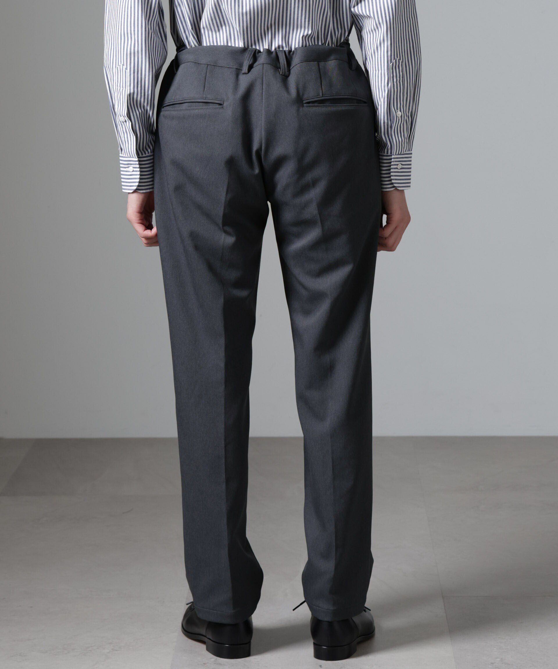 nano･universe「｢N TROUSERS BASIC｣CATINA(R)ﾒﾗﾝｼﾞ二重織ﾂｲﾙｽﾄﾚｯﾁﾊﾟﾝﾂ(ｾｯ  」|スーツ|