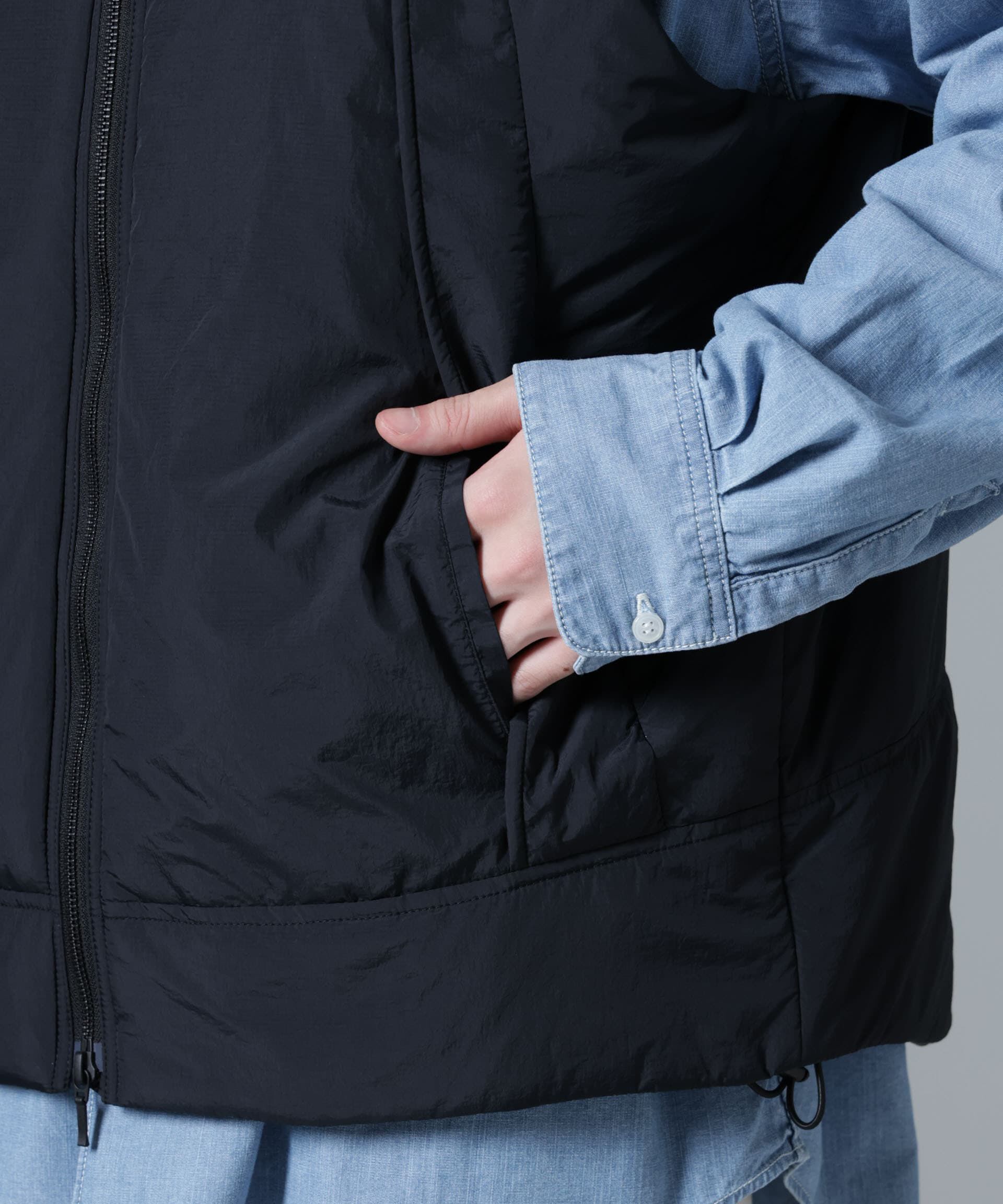 nano･universe「ライトパデッドベスト」|ダウンベスト・ベスト|