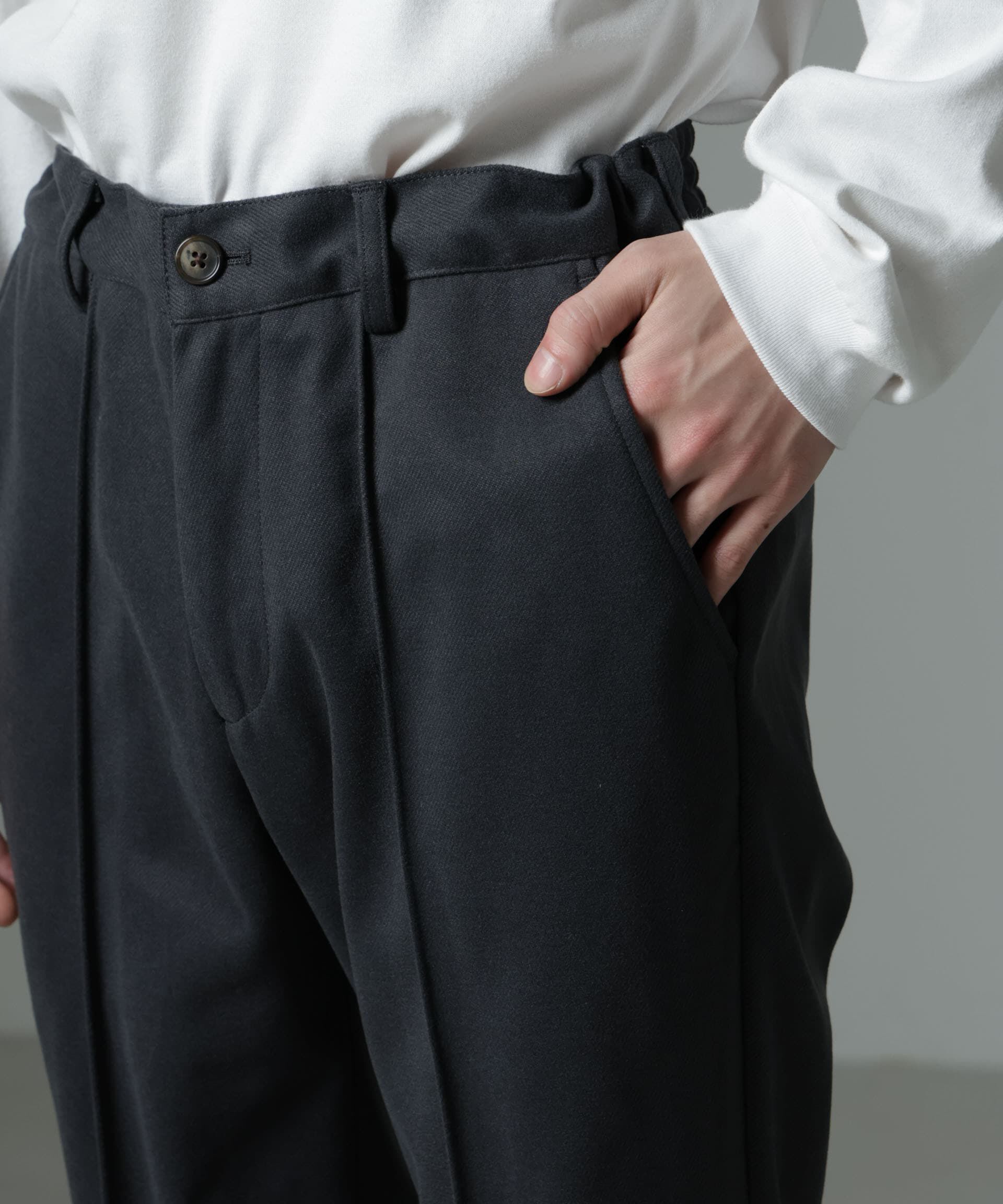 nano･universe「「MC」coveross(R)TECH WARM 裏起毛ツイル イージースラックス」|チノ|