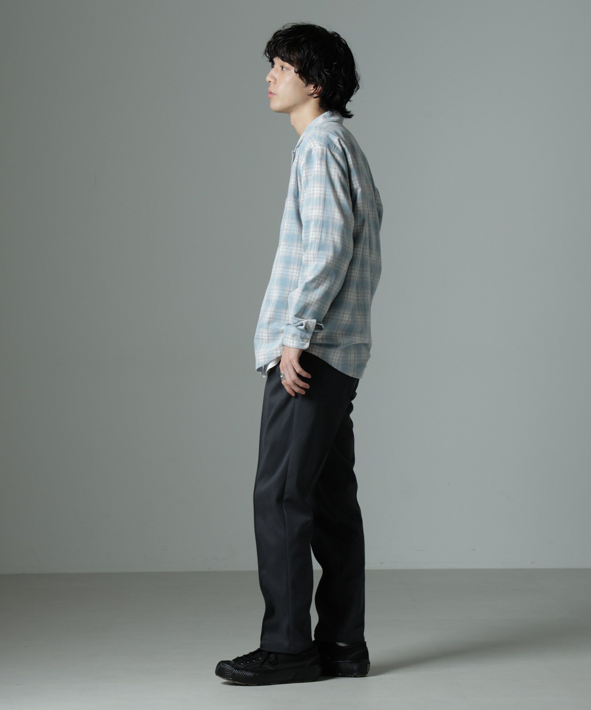 nano･universe「「MC」coveross(R)TECH WARM 裏起毛ツイル イージースラックス」|チノ|