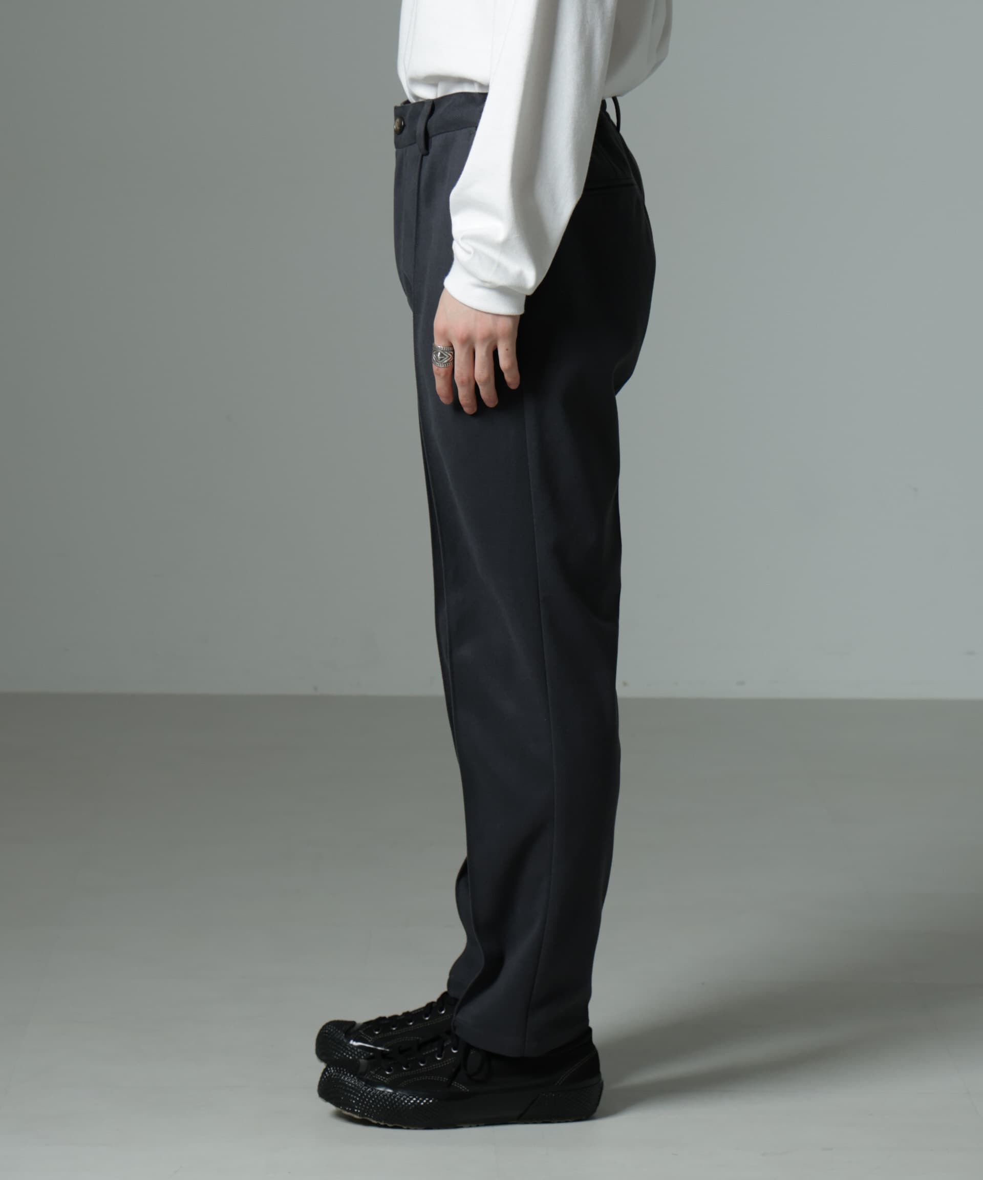 nano･universe「「MC」coveross(R)TECH WARM 裏起毛ツイル イージースラックス」|チノ|