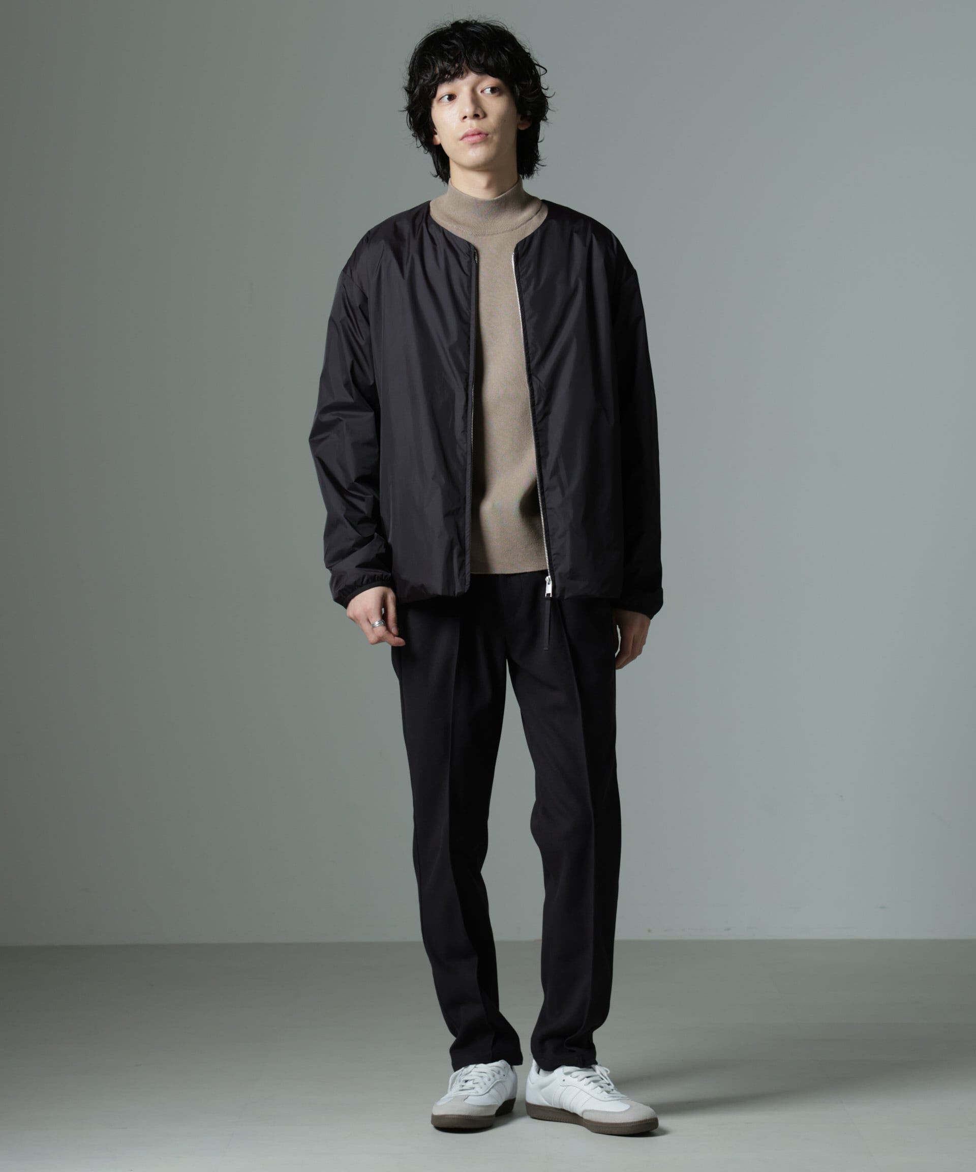 nano･universe「「MC」coveross(R)TECH WARM 裏起毛ツイル イージースラックス」|チノ|