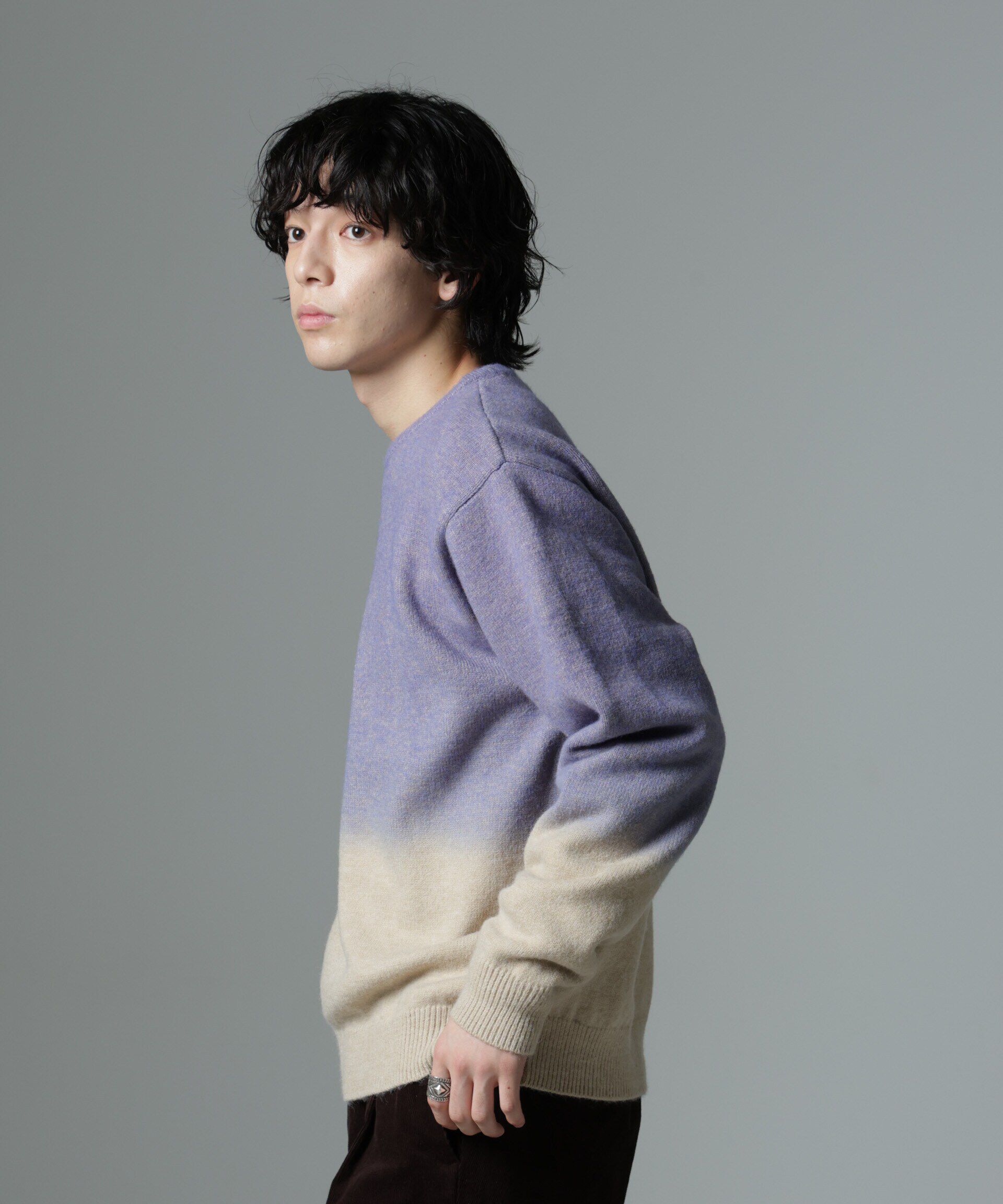 nano･universe「段染めニット」|ニット・セーター|パターン1