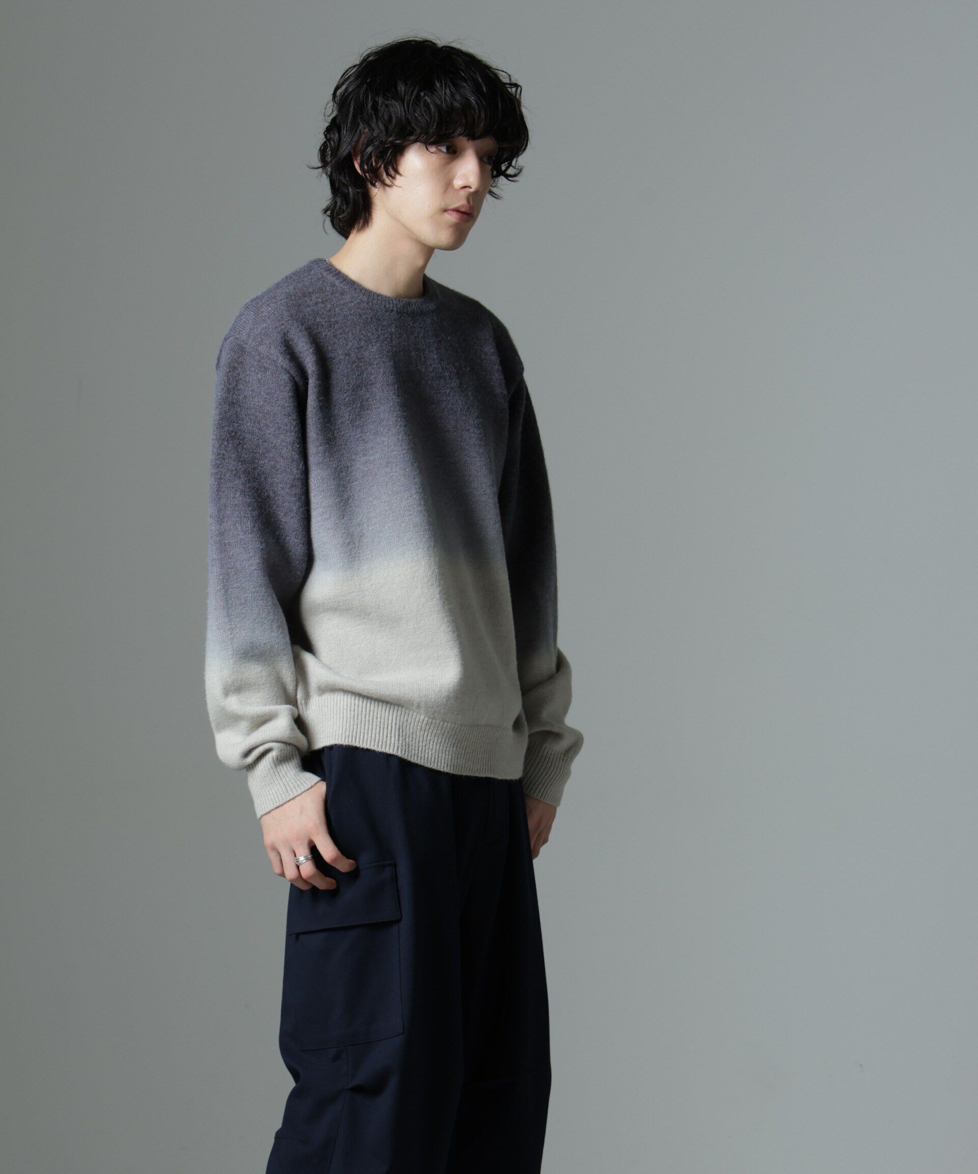 nano･universe「段染めニット」|ニット・セーター|