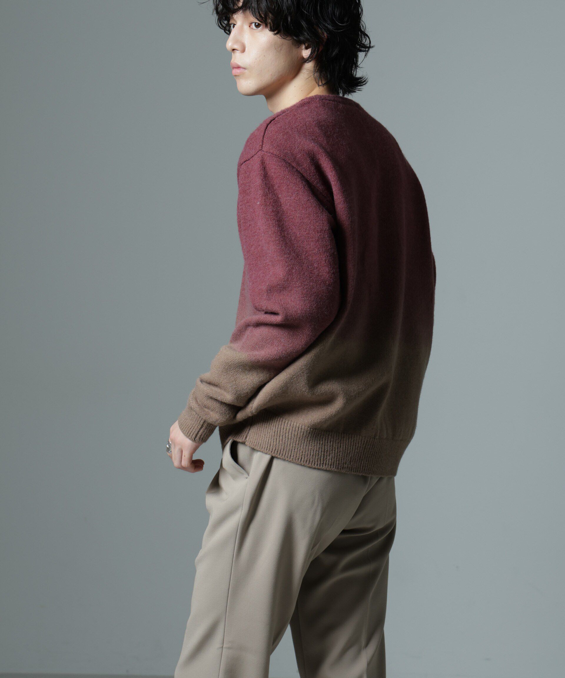 nano･universe「段染めニット」|ニット・セーター|