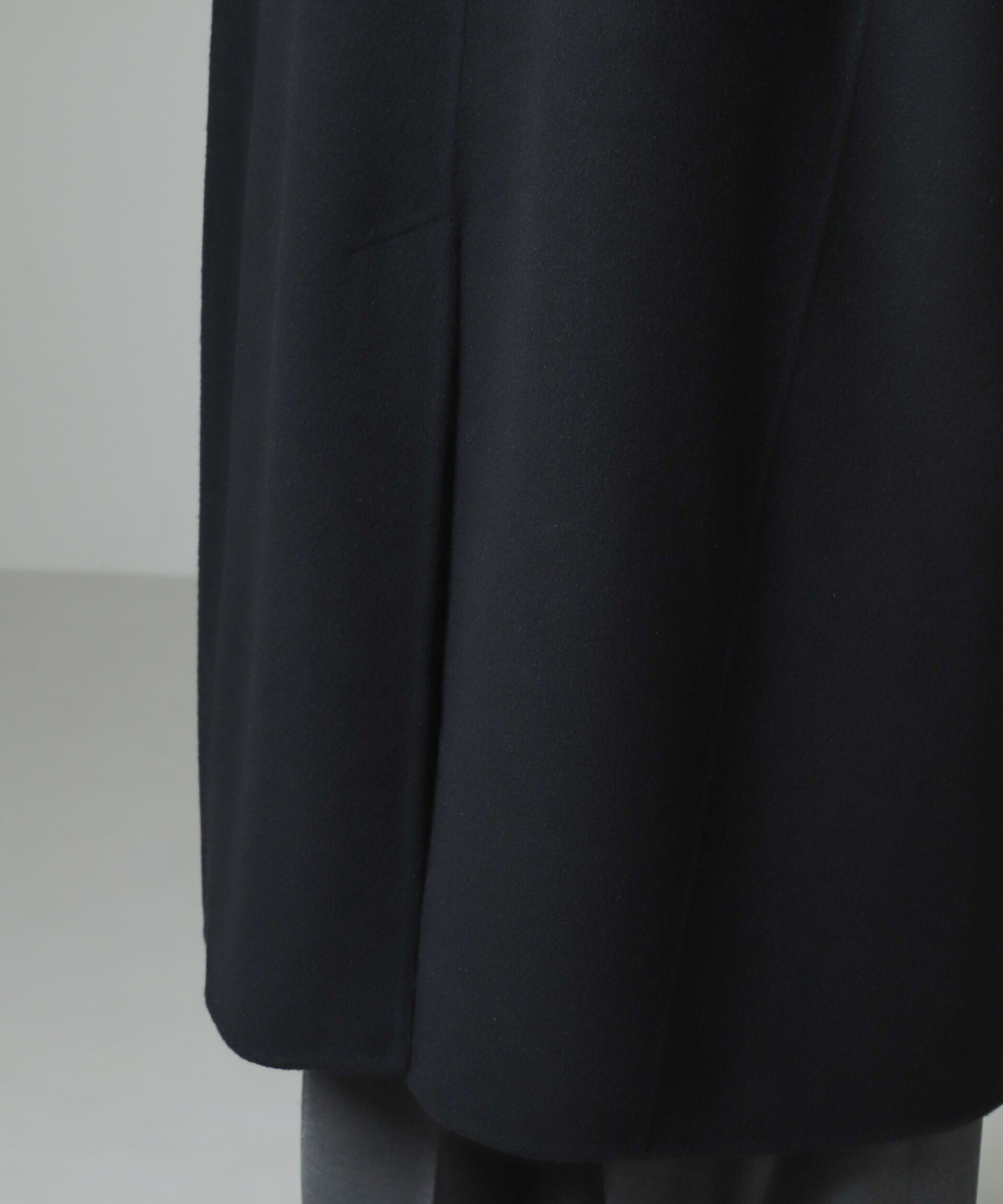 nano･universe「ダブルフェイスウールリバーバルカラーコート」|その他|