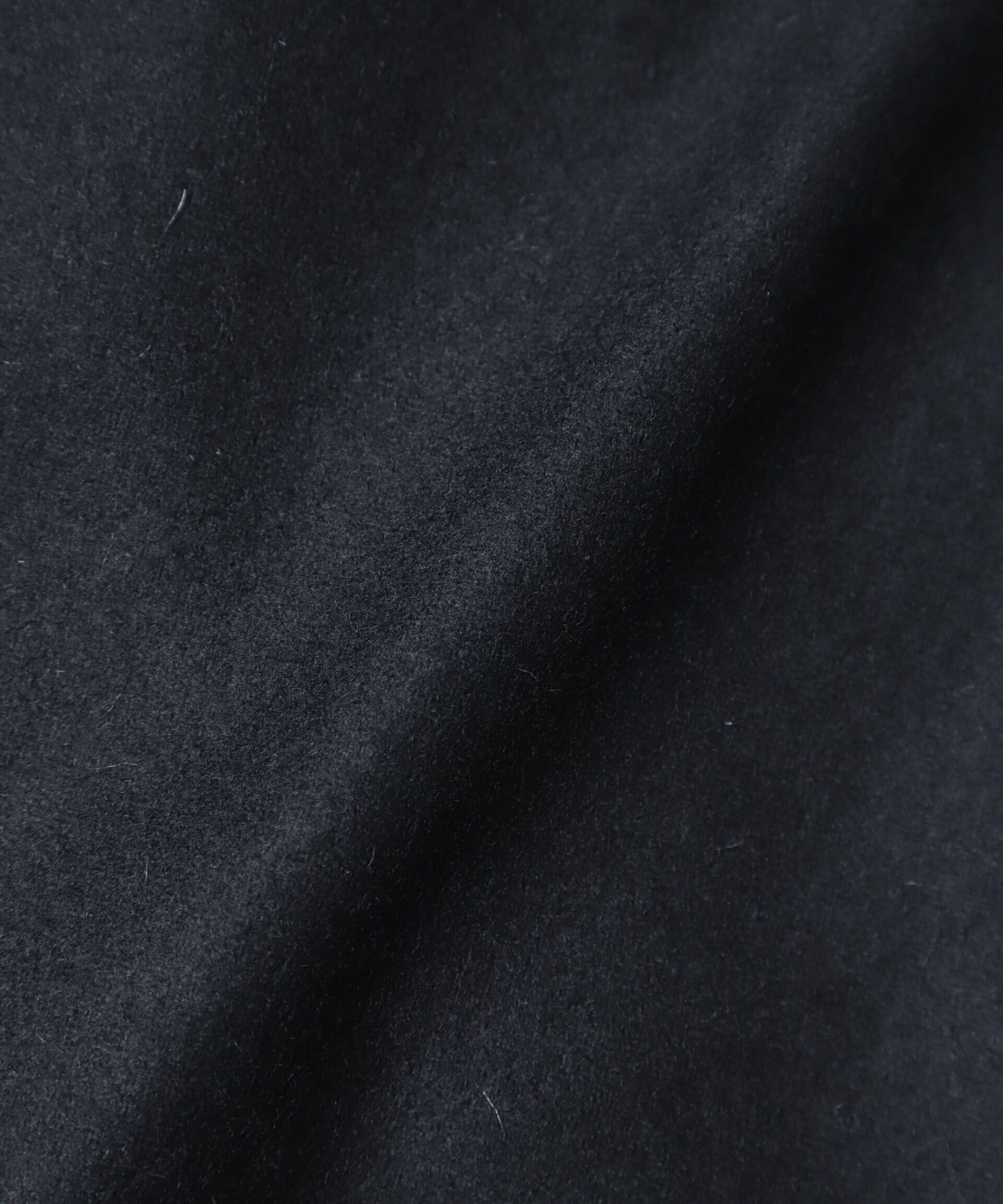 nano･universe「ハードプレスメルトンジップアップブルゾン」|ブルゾン・スタジャン|