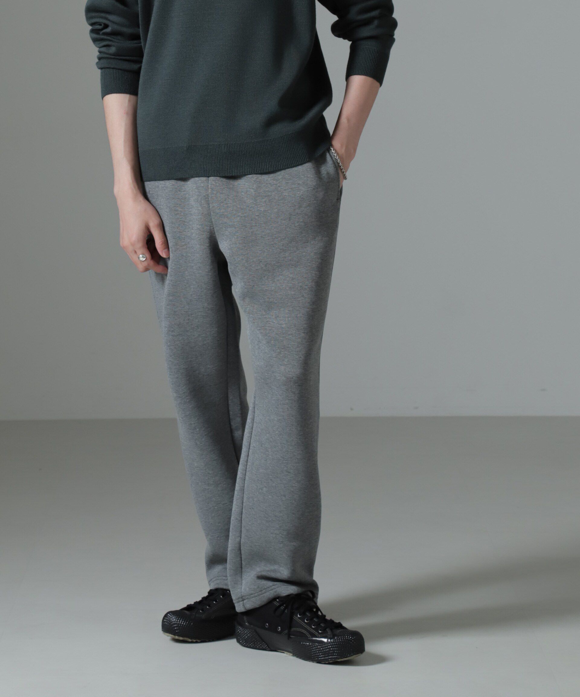 nano･universe「ボンディングトレーナーパンツ」|チノ|