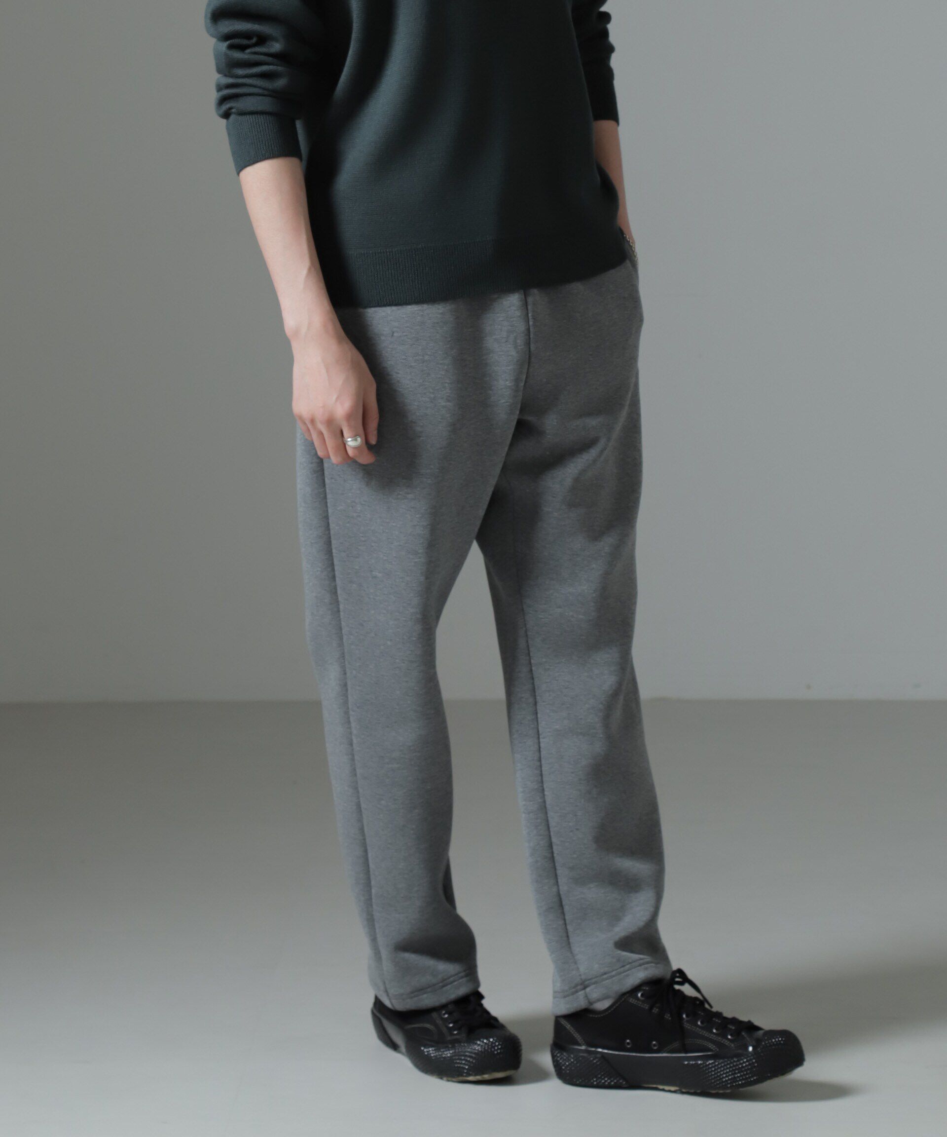 nano･universe「ボンディングトレーナーパンツ」|チノ|