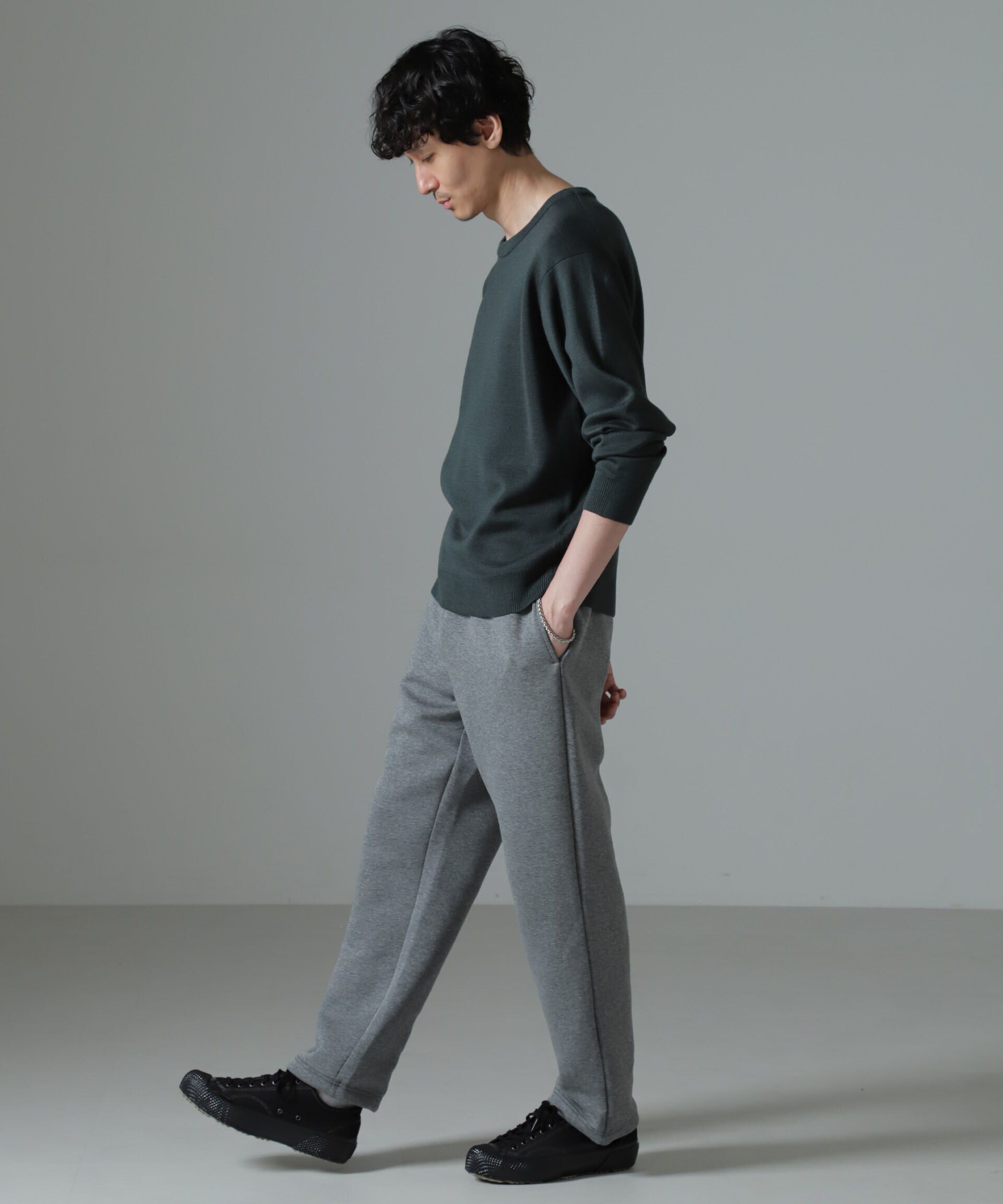 nano･universe「ボンディングトレーナーパンツ」|チノ|