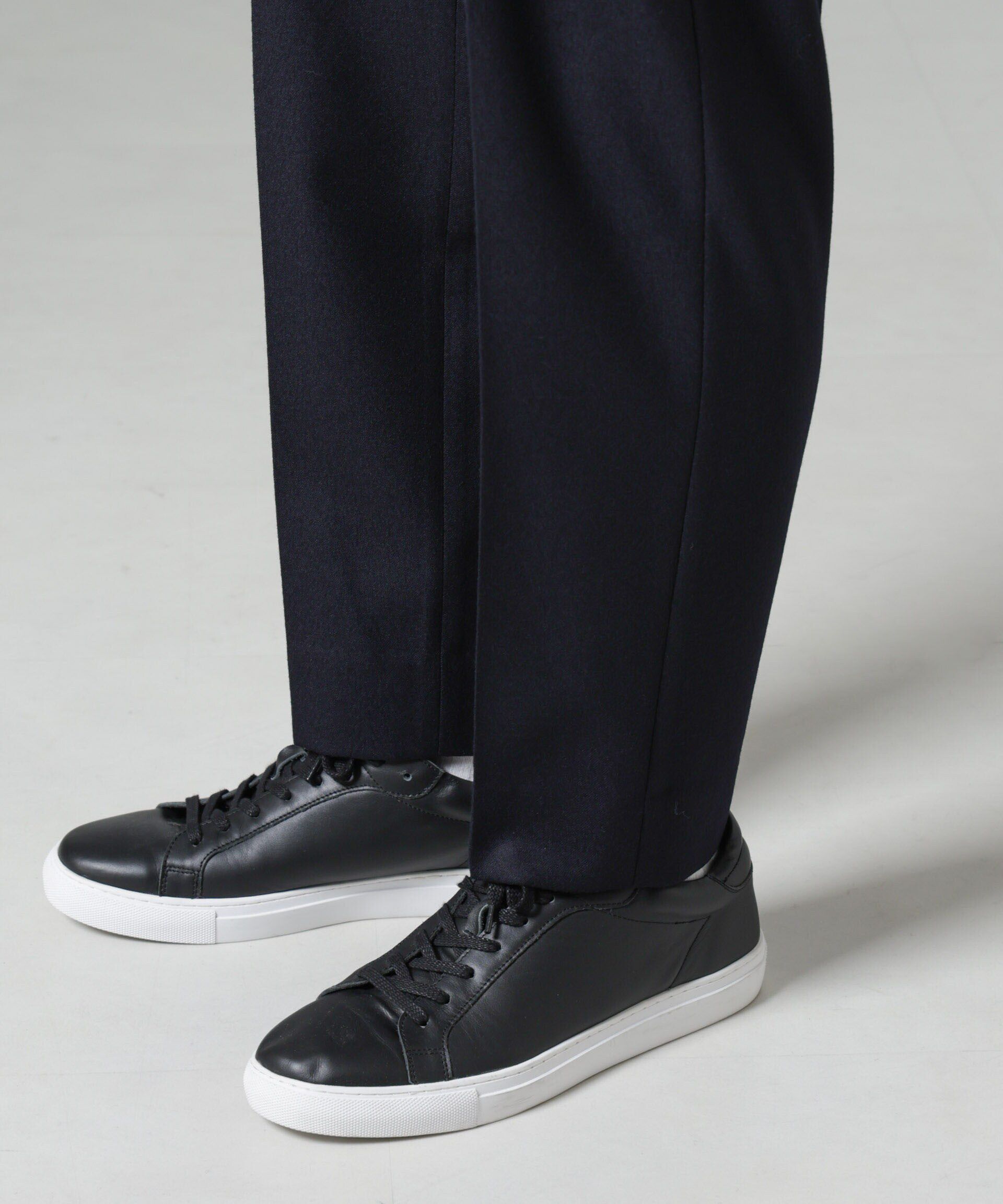 nano･universe「メンズフラノクリーステーパードトラウザー」|チノ|