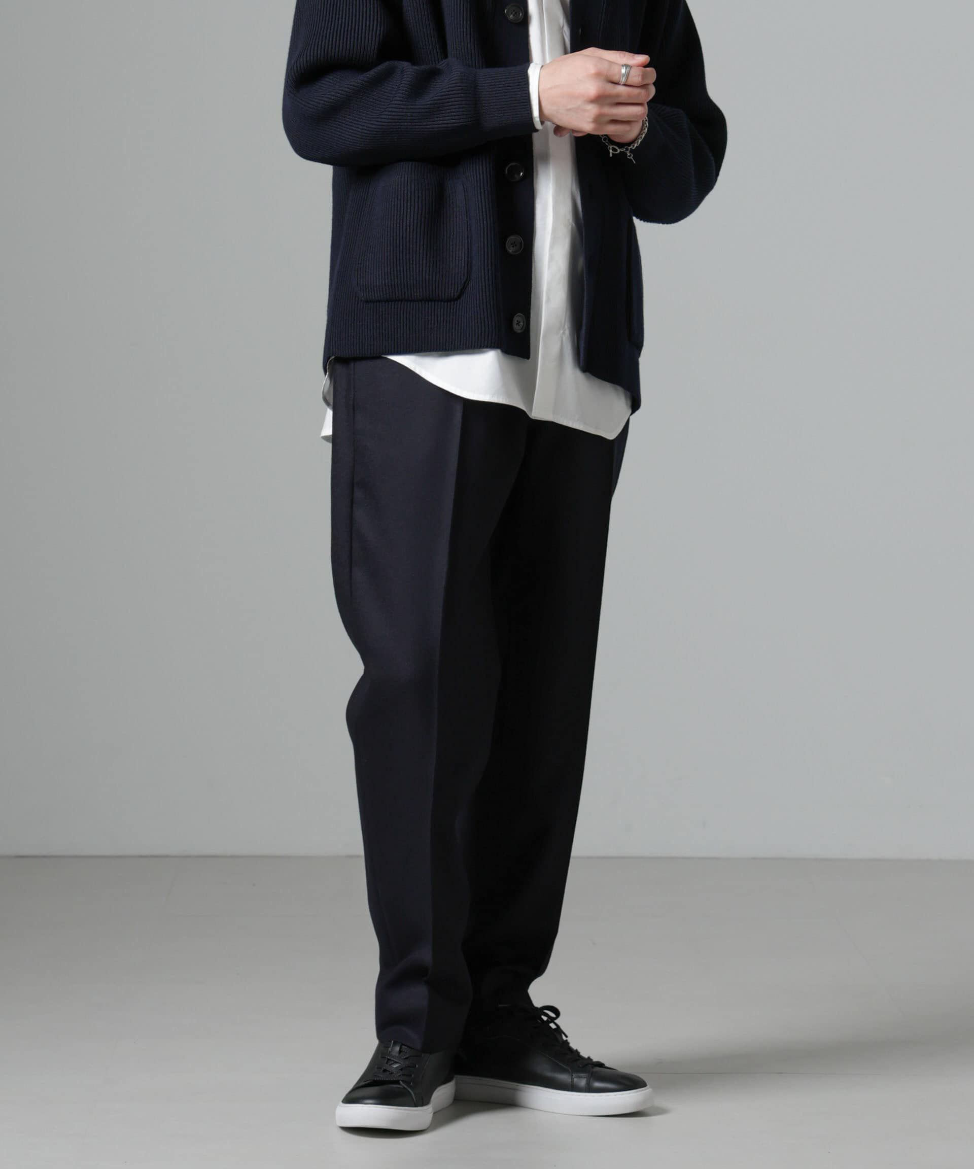 nano･universe「メンズフラノクリーステーパードトラウザー」|チノ|