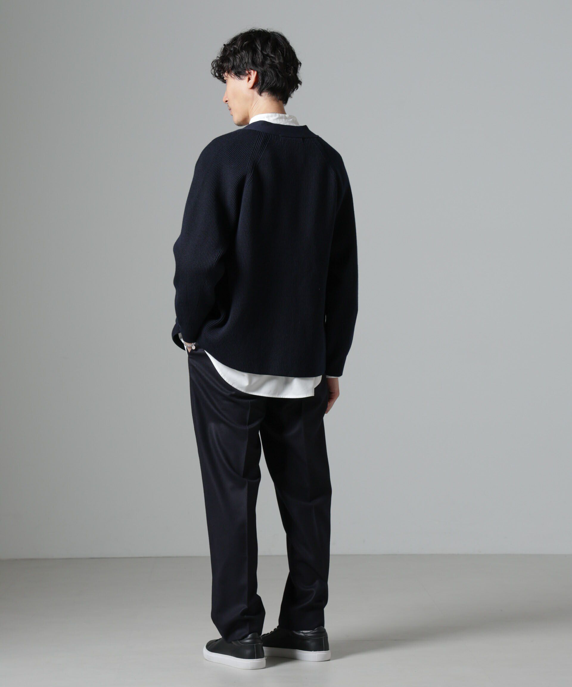 nano･universe「メンズフラノクリーステーパードトラウザー」|チノ|