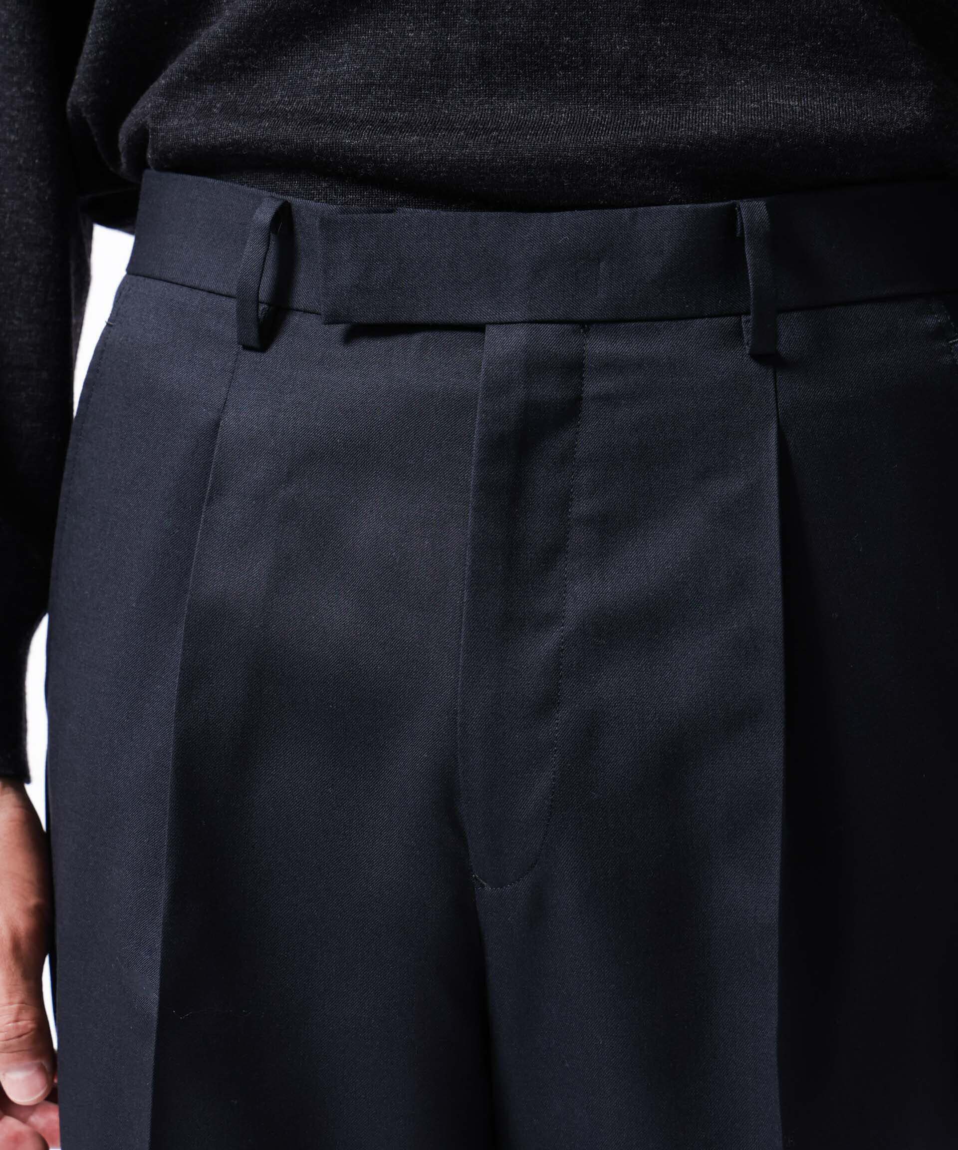 nano･universe「「ASSEMBLANC」クリースワイドパンツ(セットアップ可)」|スーツ|