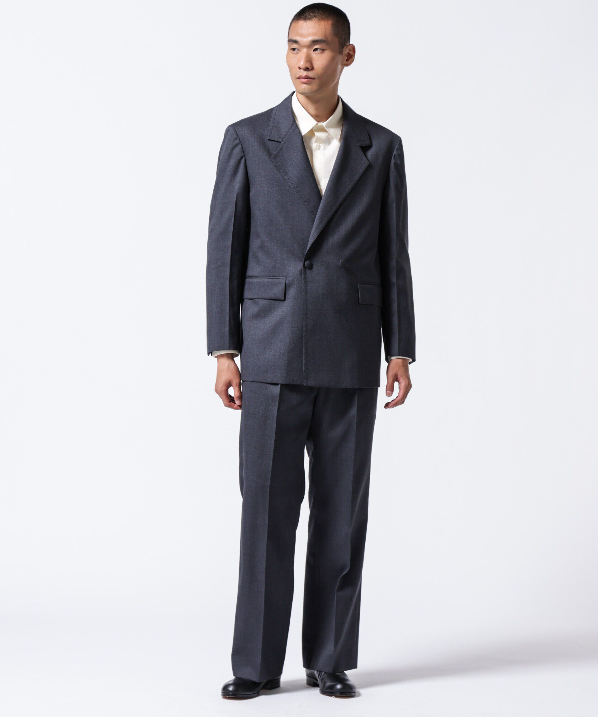 nano･universe「「ASSEMBLANC」クリースワイドパンツ(セットアップ可)」|スーツ|