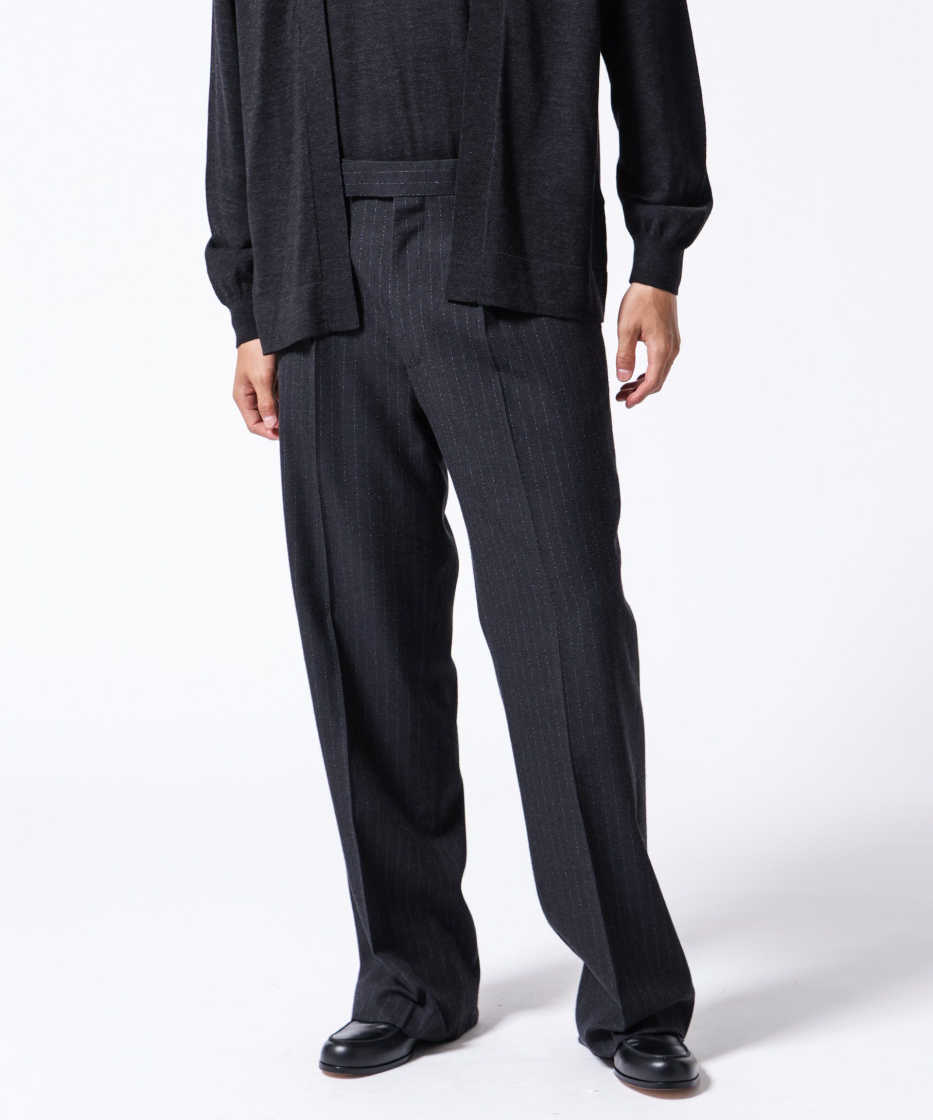 nano･universe「「ASSEMBLANC」クリースワイドパンツ(セットアップ可)」|スーツ|パターン21