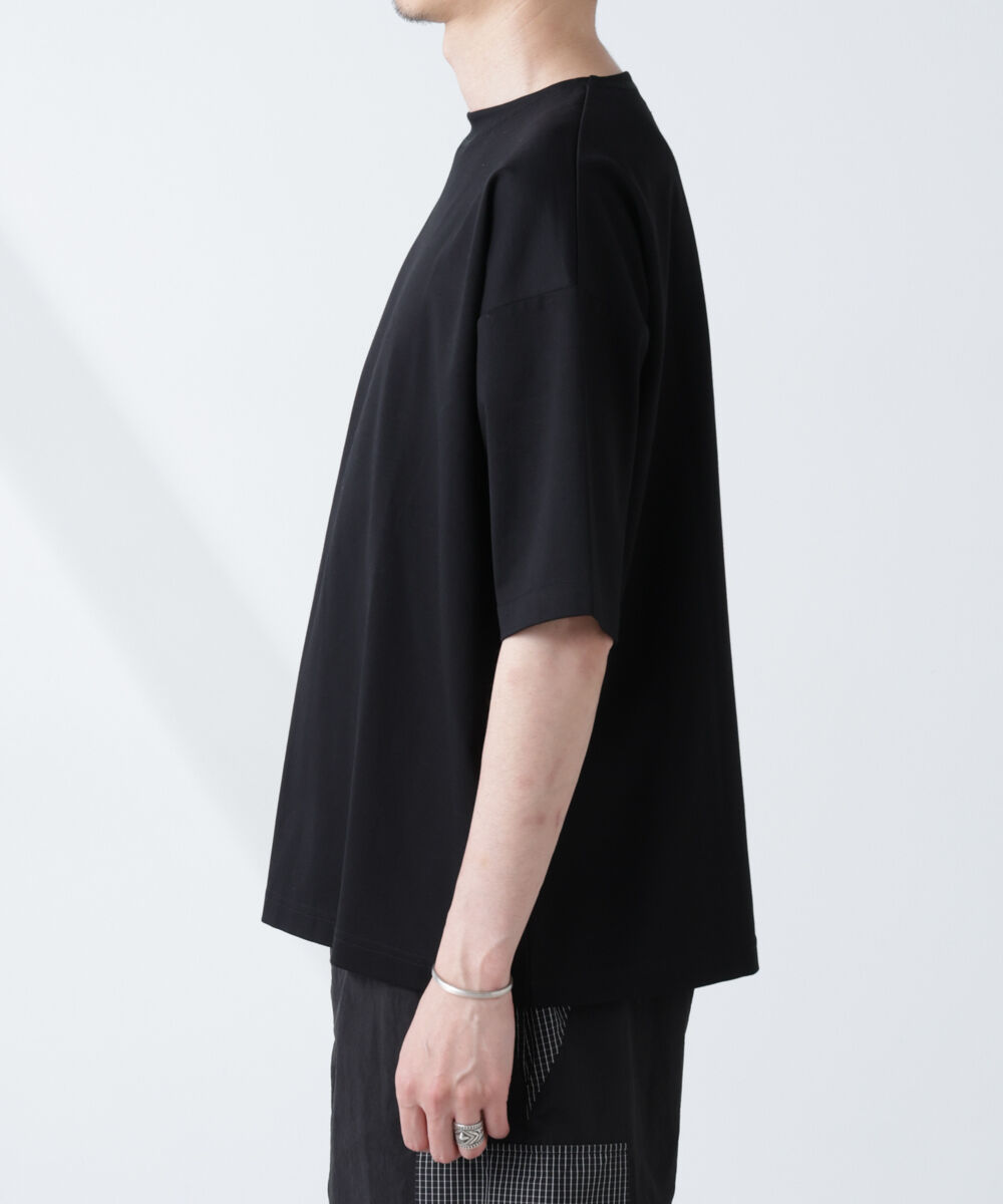 nano･universe「「NJ/CLUB」モクロディ ボートネック ビッグＴシャツ」|Tシャツ・カットソー|