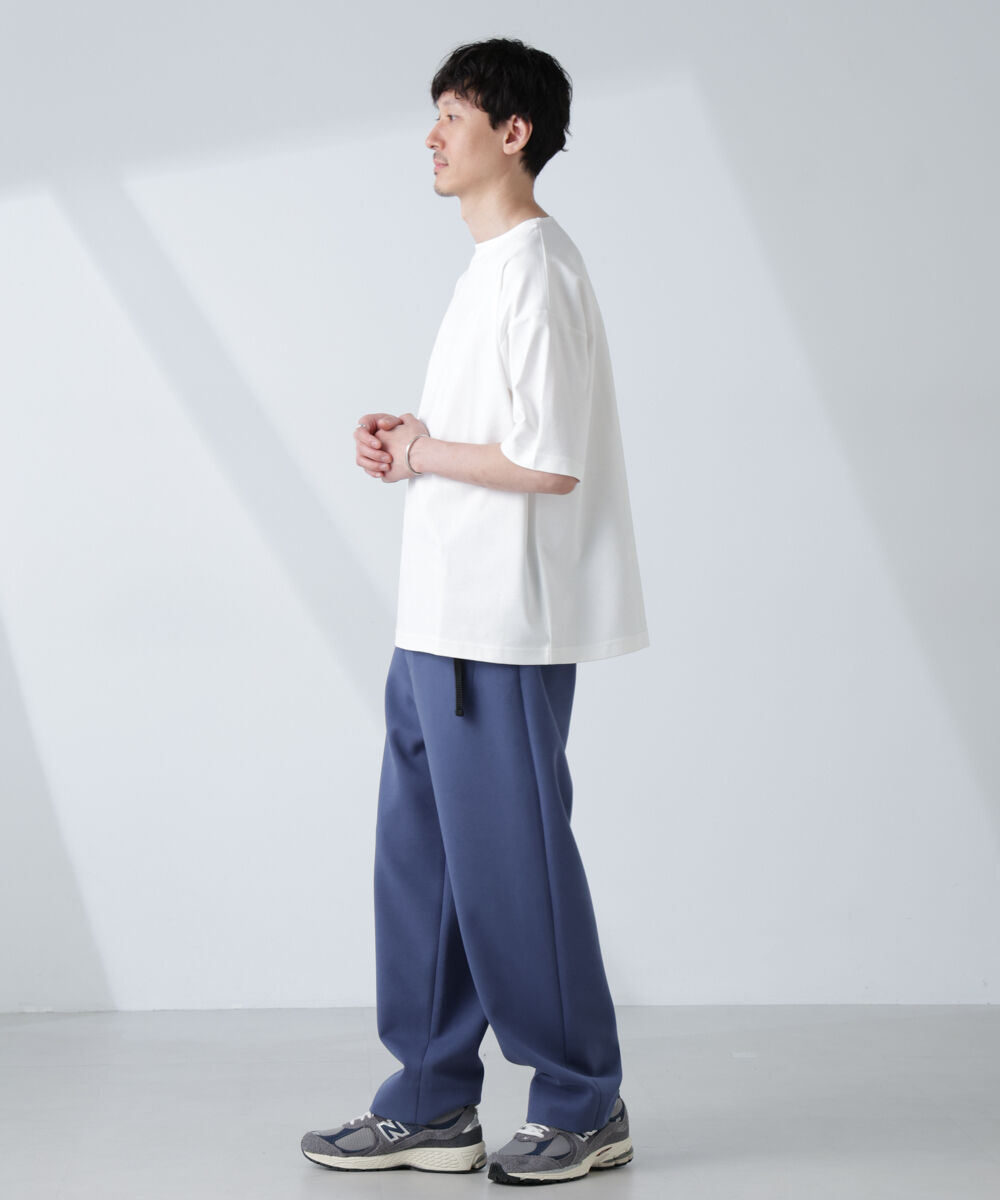 nano･universe「「NJ/CLUB」モクロディ ボートネック ビッグＴシャツ」|Tシャツ・カットソー|