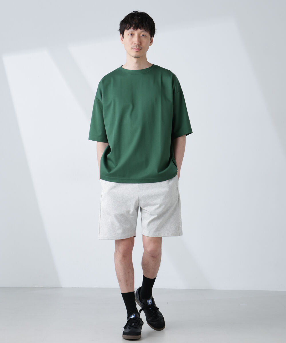 nano･universe「「NJ/CLUB」モクロディ ボートネック ビッグＴシャツ」|Tシャツ・カットソー|