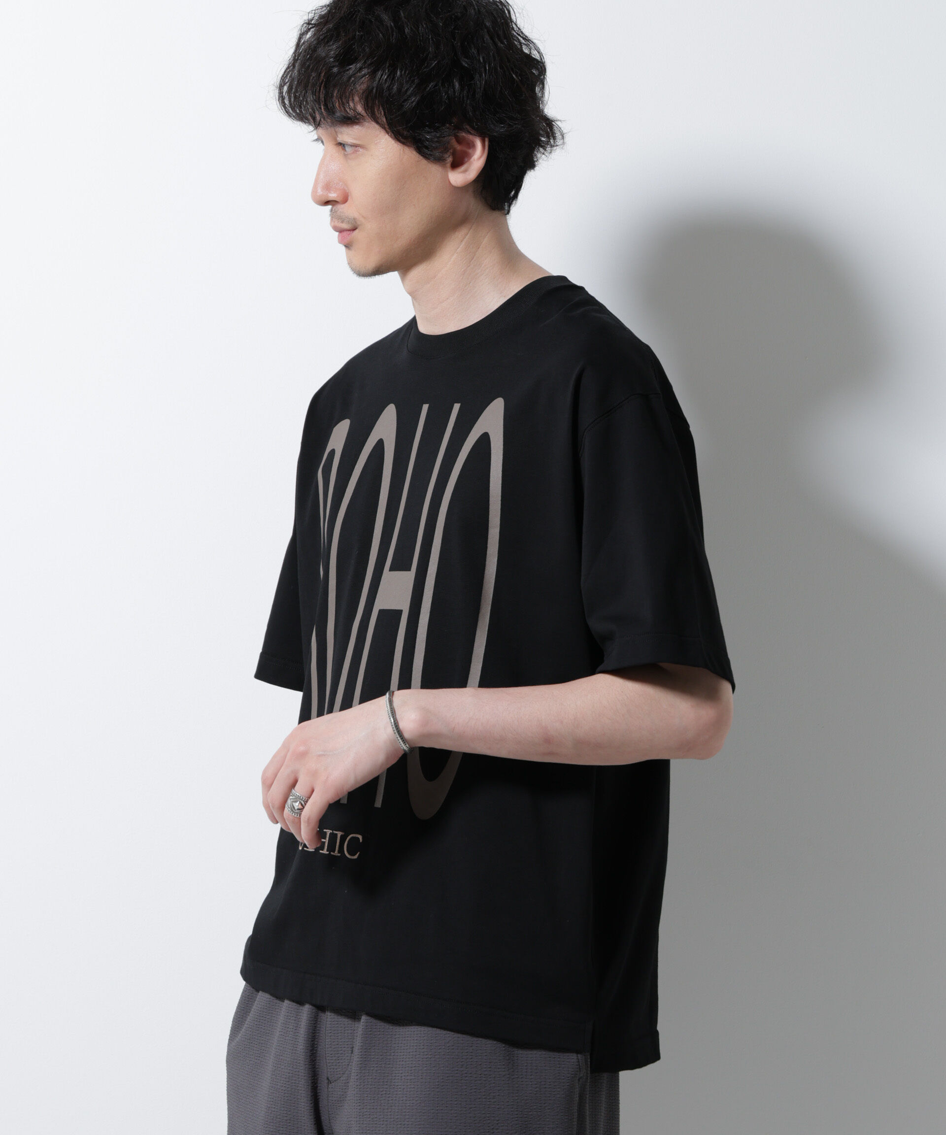 nano･universe「「BOHO CHIC」エディトリアル プリントTシャツ」|Tシャツ・カットソー|