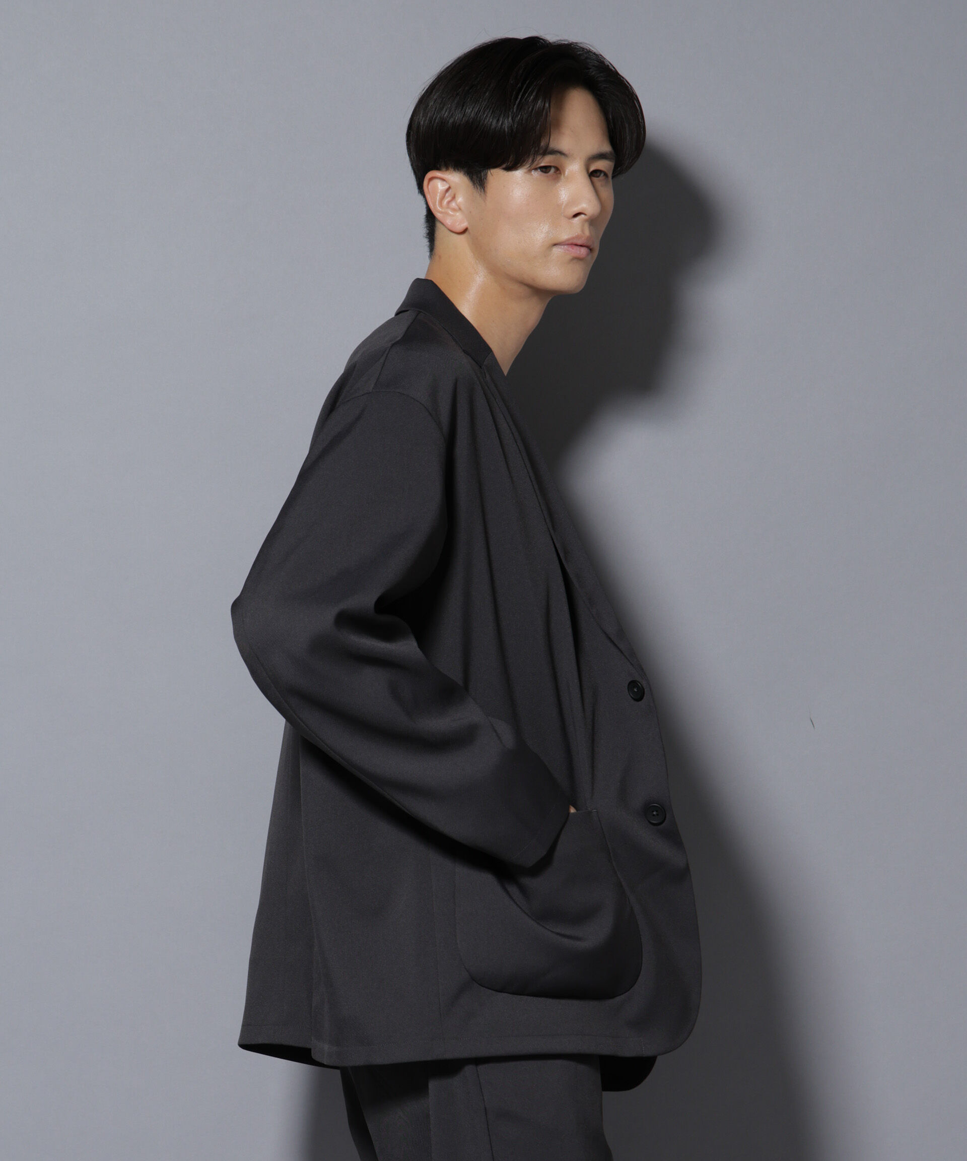 nano･universe「リラックスドロップジャケット(セットアップ可)」|テーラードジャケット|