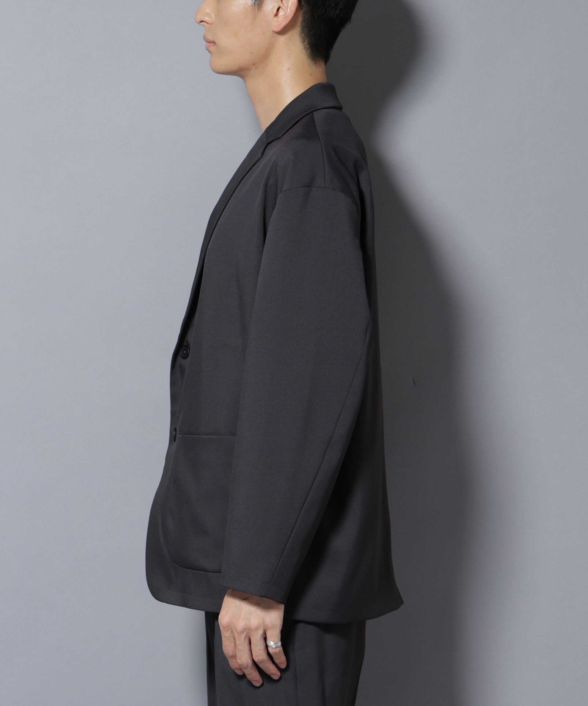 nano･universe「リラックスドロップジャケット(セットアップ可)」|テーラードジャケット|