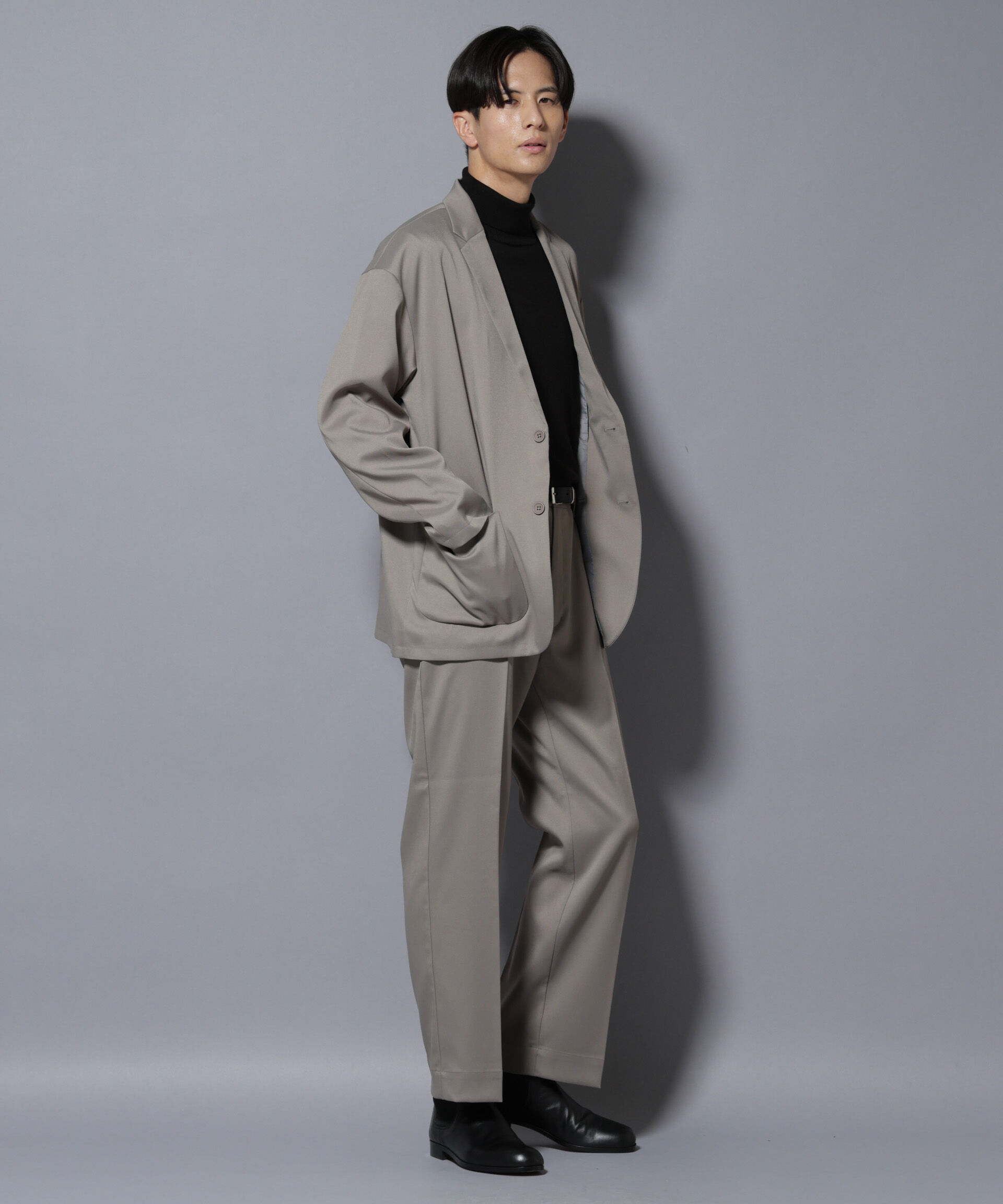 nano･universe「リラックスドロップジャケット(セットアップ可)」|テーラードジャケット|