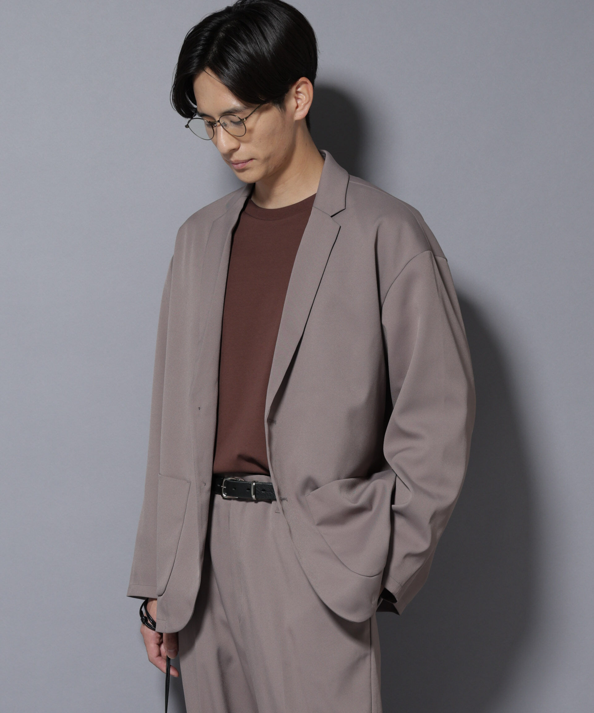 nano･universe「リラックスドロップジャケット(セットアップ可)」|テーラードジャケット|