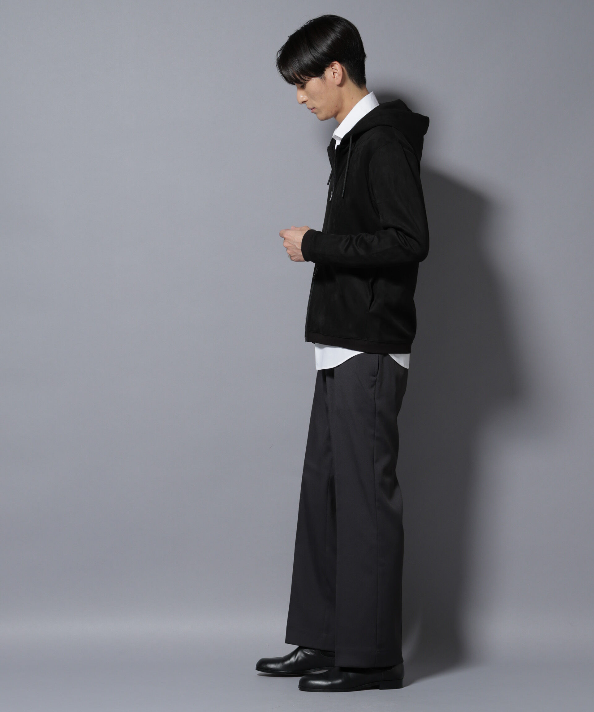 nano･universe「リラックスストレートスラックス（セットアップ可）」|チノ|