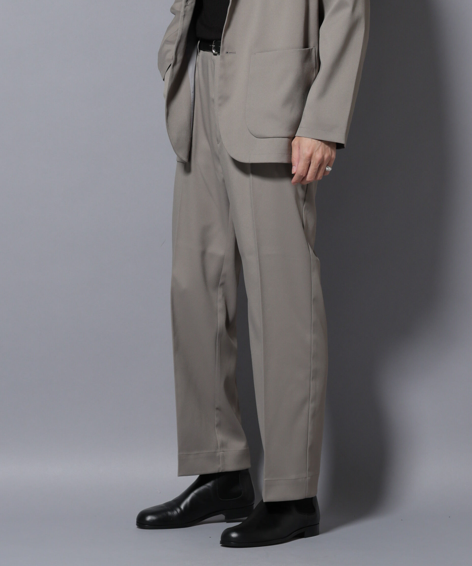 nano･universe「リラックスストレートスラックス（セットアップ可）」|チノ|