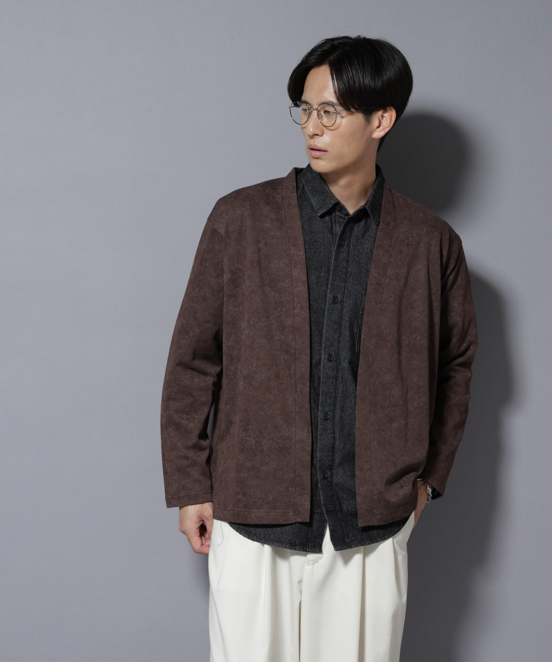 nano･universe「フェードカラーカーディガン」|Tシャツ・カットソー|