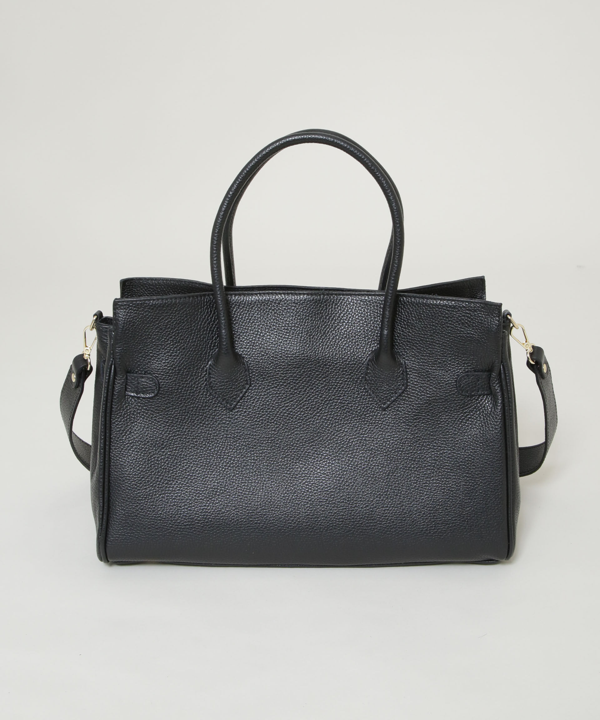 nano･universe「AULENTTI/レザーターンロックモチーフビッグトート」|ショルダー・メッセンジャー|