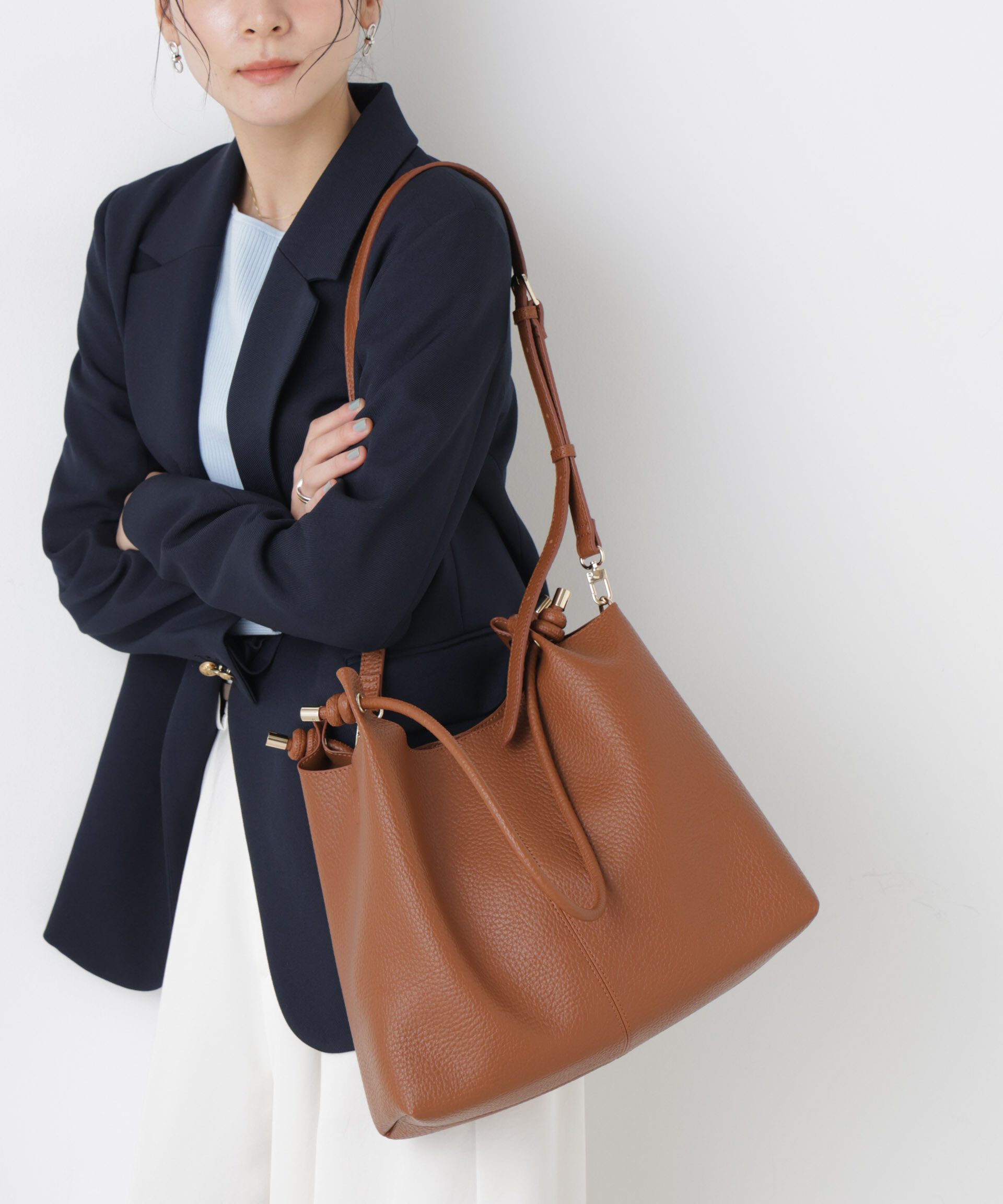 nano･universe「ノットハンドルビッグトート」|ショルダー・メッセンジャー|