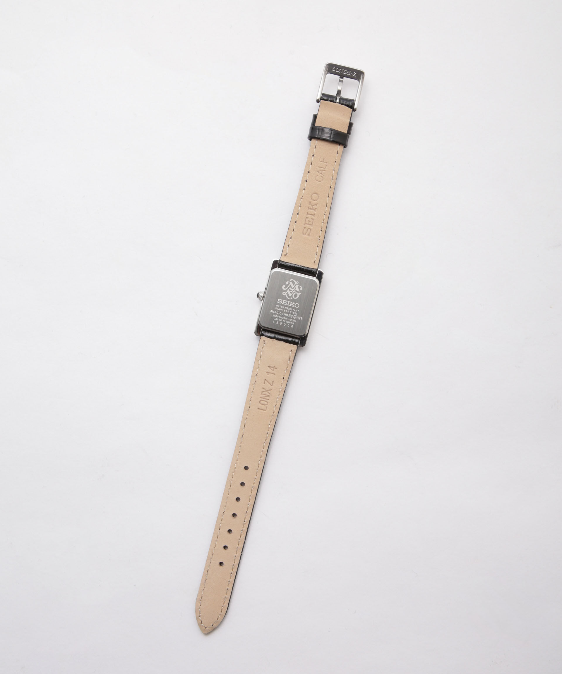 nano･universe「SEIKO/セイコー コラボレーション スクエア ブラック」|腕時計|