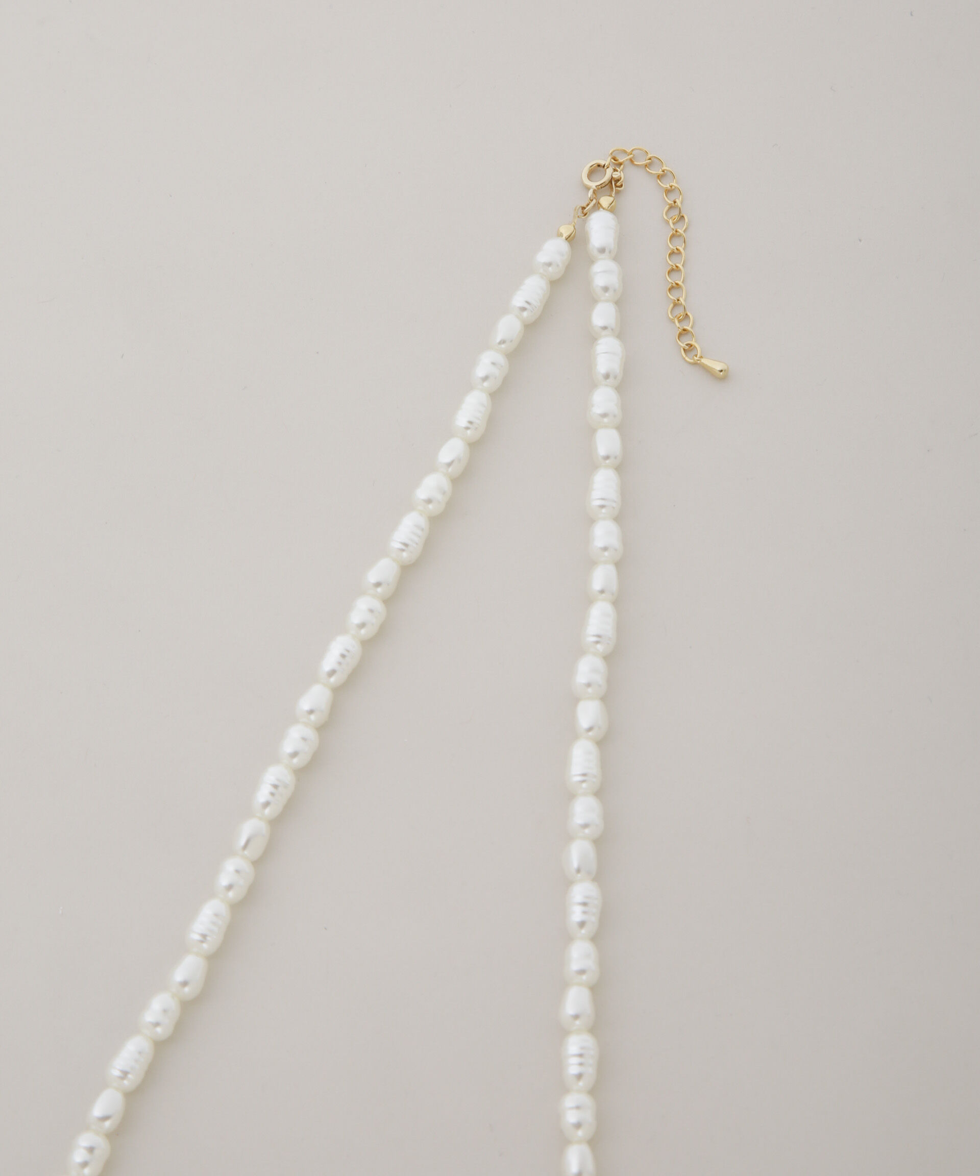 nano･universe「フェイクバロックパール1連ネックレス」|ネックレス|