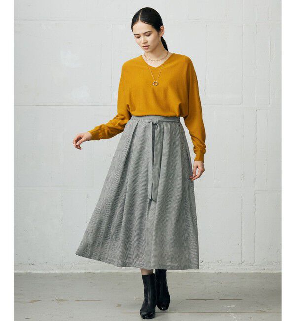 自由区「【カタログ掲載】ファインウールカシミヤドルマンシルエット ニット」|ニット・セーター|