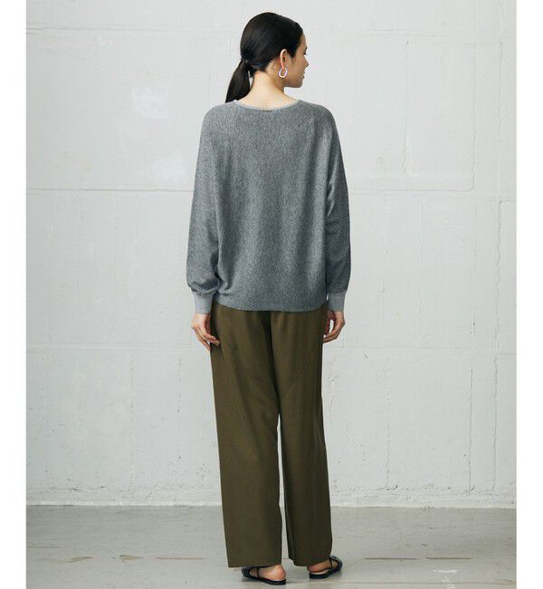 自由区「【カタログ掲載】ファインウールカシミヤドルマンシルエット ニット」|ニット・セーター|