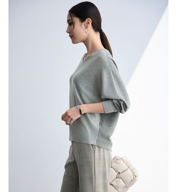 自由区「【カタログ掲載】ファインウールカシミヤドルマンシルエット ニット」|ニット・セーター|
