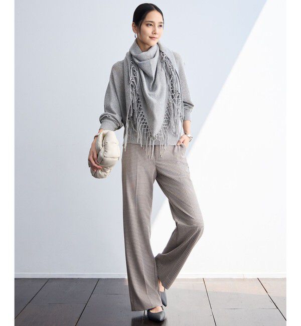 自由区「【カタログ掲載】ファインウールカシミヤドルマンシルエット ニット」|ニット・セーター|