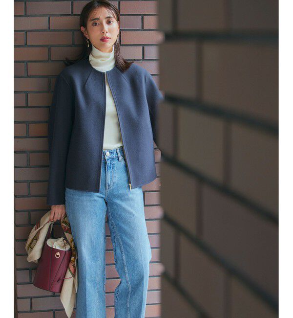 23区「【洗える】ウーステッドウール タートルネック ニット」|ニット・セーター|