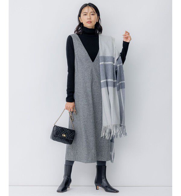 23区「【洗える】ウーステッドウール タートルネック ニット」|ニット・セーター|