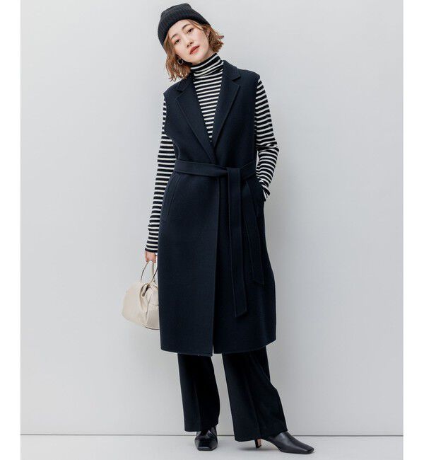 23区「【洗える】ウーステッドウール タートルネック ニット」|ニット・セーター|