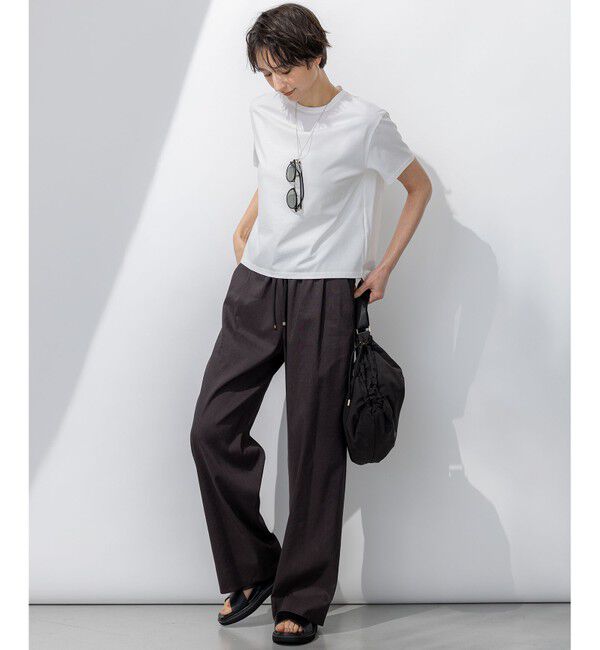 23区「【洗える】ハイエンド クルーネック Tシャツ」|Tシャツ・カットソー|