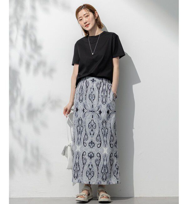 23区「【洗える】ハイエンド クルーネック Tシャツ」|Tシャツ・カットソー|