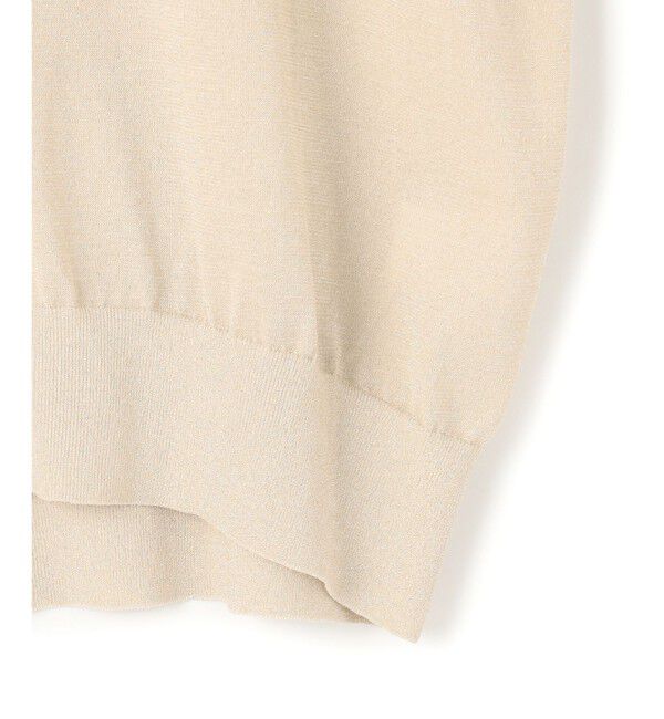 23区「【洗える】クリスピーシアールレックス ギャザースリーブ ラメ ニット」|ニット・セーター|