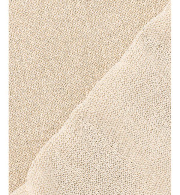 23区「【洗える】クリスピーシアールレックス ギャザースリーブ ラメ ニット」|ニット・セーター|