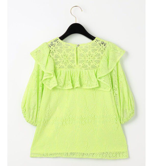 GRACE CONTINENTAL「レースフリルトップ」|シャツ・ブラウス|